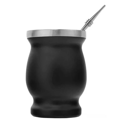 Set de taza para mate Brang negro 1407