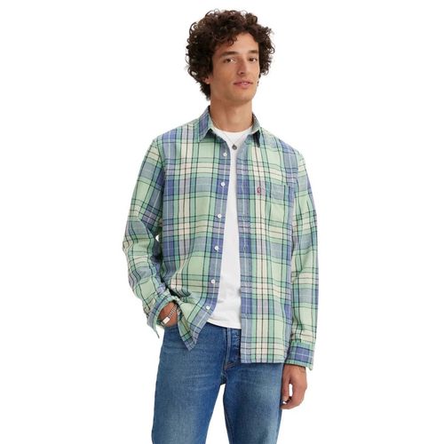 Camisa Casual Para Caballero Levis Verde 85748-0268