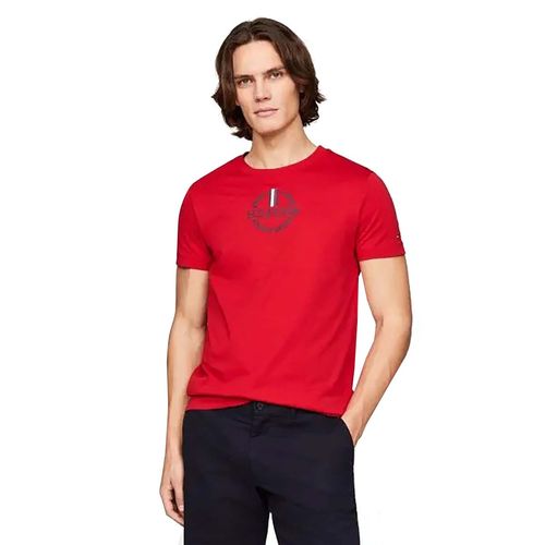 Playera Para Caballero Tommy Hilfiger Rojo MW0MW34388-XLG