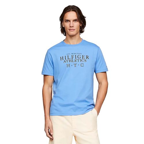 Playera Para Caballero Tommy Hilfiger Azul MW0MW34389-C30