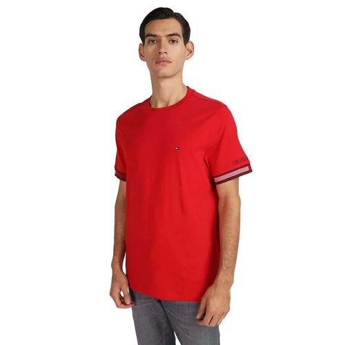 Playera Para Caballero Tommy Hilfiger Rojo MW0MW34430-XLG