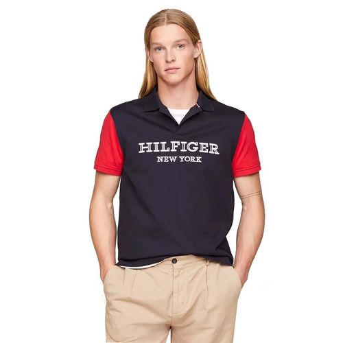 Playera Tipo Polo Para Caballero Tommy Hilfiger Multicolor MW0MW34751-XLG