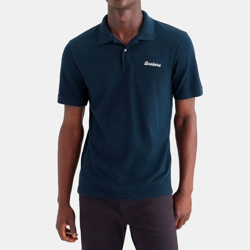 Playera Tipo Polo Para Caballero Dockers Azul A1159-0075