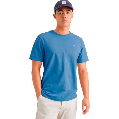 Playera Casual Para Caballero Dockers Azul A3143-0023