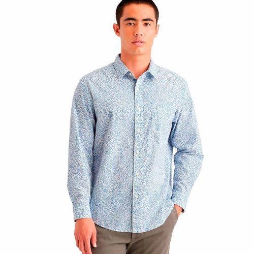 Camisa Casual Para Caballero Dockers Azul 52669-0413