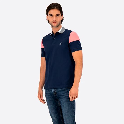 Playera Tipo Polo Para Caballero Nautica Azul K35914-4NV