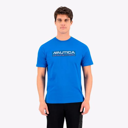 Playera Casual Para Caballero Nautica Azul N7H01106-402