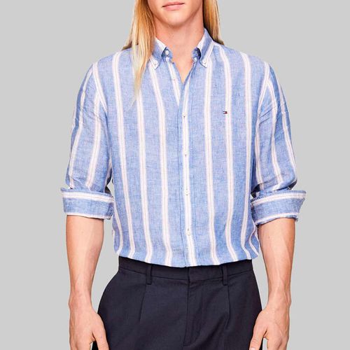 Camisa Casual Para Caballero Tommy Hilfiger Multicolor MW0MW34612-0A5