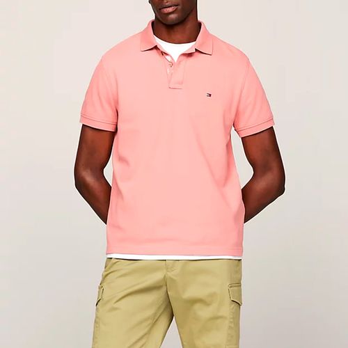 Playera Tipo Polo Para Caballero Tommy Hilfiger Rosa MW0MW34738-TJ5