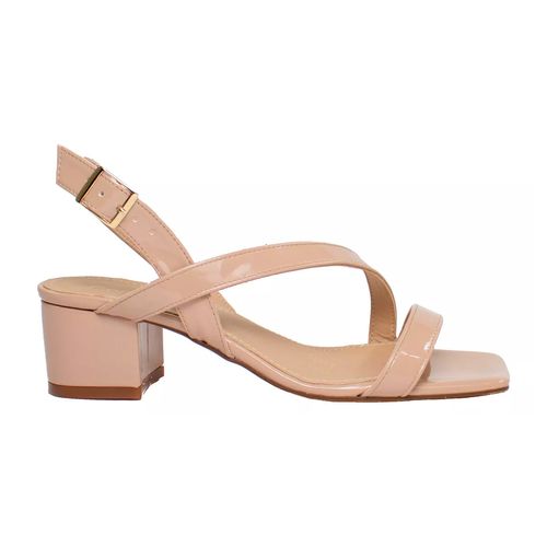 Sandalia casual Senties beige para dama 84-855