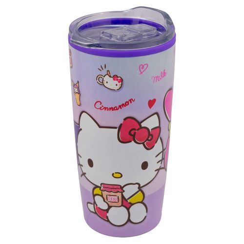 Termo Doble Pared Hello Kitty 500 ml Regalos Siglo XXI Morado 2415-4248