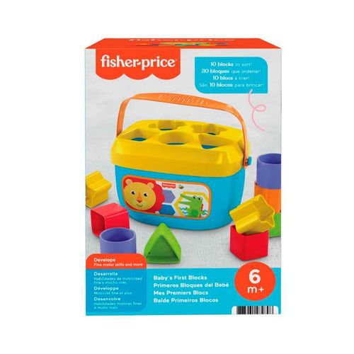 Primeros bloques para bebe Fisher Price multicolor ffc84