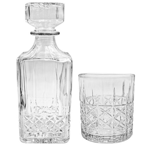 Juego de licorera con 4 vasos of 354 ml Regalos Siglo XXI transparente 1694-38