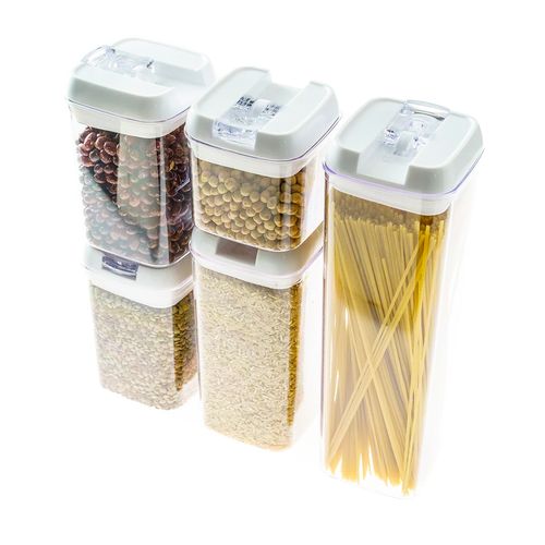 Juego de 5 contenderoes de alimentos de borosilicato Regalos Siglo XXI transparente 1768-19