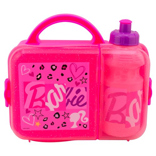 Lonchera con botella barbie Regalos Siglo XXI rosa 1669-1183