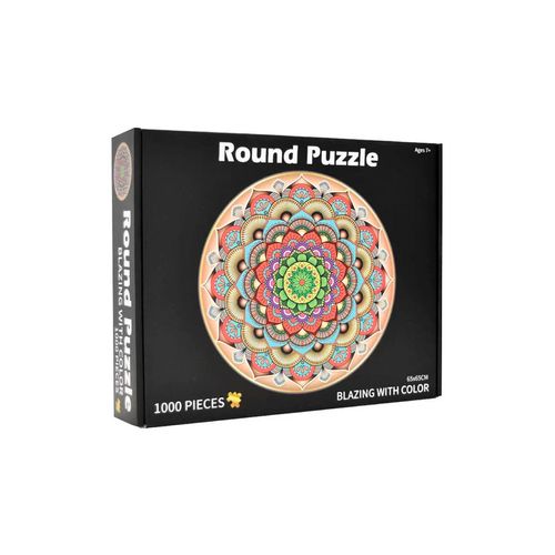 Rompecabezas circular de flor Diako multicolor bu-6669