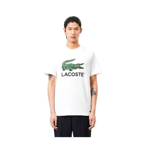 Playera Casual Para Caballero Lacoste Blanco TH1285