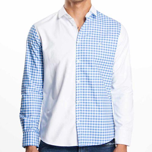 Camisa Casual Para Caballero Authentic Lyon Multicolor 213317-002