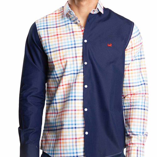 Camisa Casual Para Caballero Authentic Lyon Multicolor 213316-800