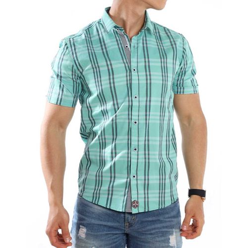 Camisa Casual Para Caballero Oaktree Verde 016 D