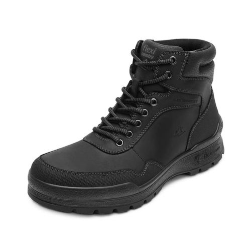 Bota De Trabajo Para Caballero Flexi Negro 406003