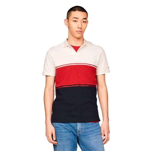 Playera Polo Para Caballero Tommy Hilfiger MW0MW35600-XNN Multicolor