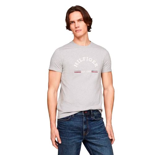 Playera Casual Para Caballero Tommy Hilfiger MW0MW35466-P01 Gris