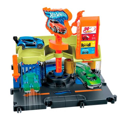 Set De Autolavado Hot Wheels Multicolor HDR27