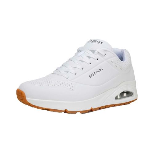 Tenis Choclo Para Caballero Skechers Blanco 52458WHT