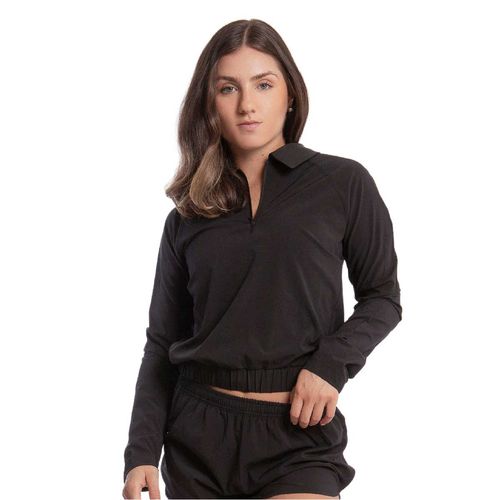 Chamarra deportiva para dama Balam negro bs0015