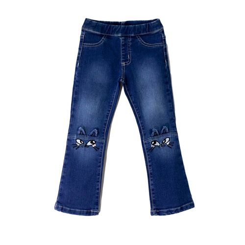 Pantalón De Mezclilla Para Niña Choys Azul 8530