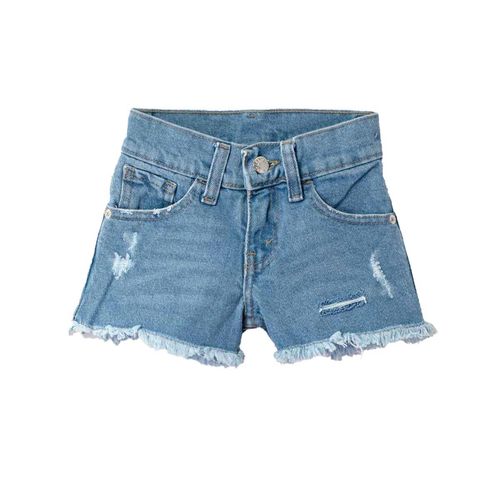 Short De Mezclilla Para Niña Choys Azul 8283