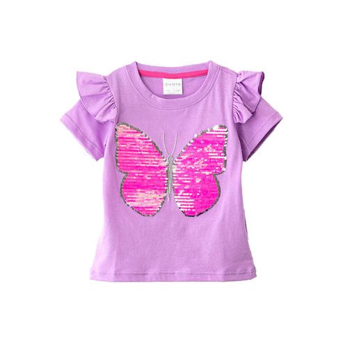 Blusa para niña choys lila 8746