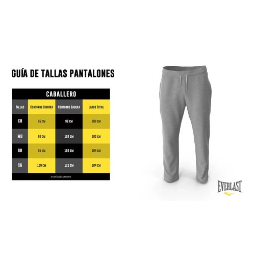 Pants Deportivo Para Caballero Everlast V02712 Negro