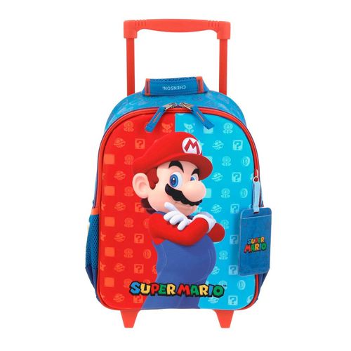 Mochila De Ruedas Mario Bros Chenson MB66082-9