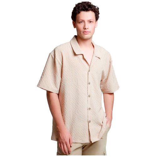 Camisa Casual Para Caballero Lob Café CCCK0699