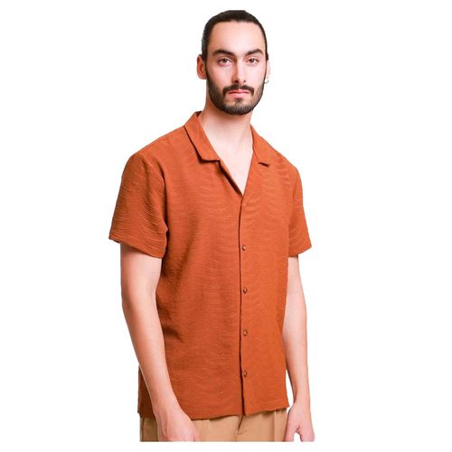 Camisa Casual Para Caballero Lob Café CCCK0736