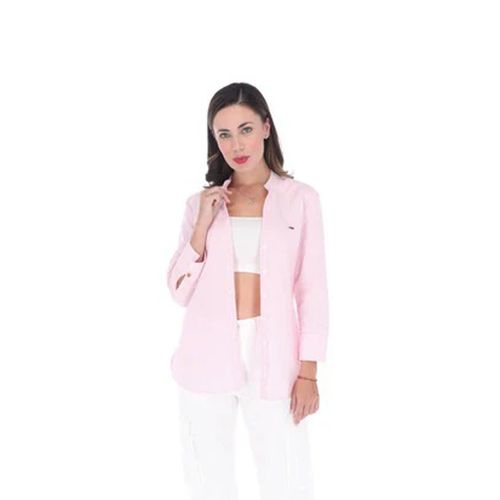 Blusa Camisera Para Dama Porto Blanco Rosa D-2275