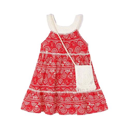 Vestido Casual Para Niña Mayoral Rojo 3935