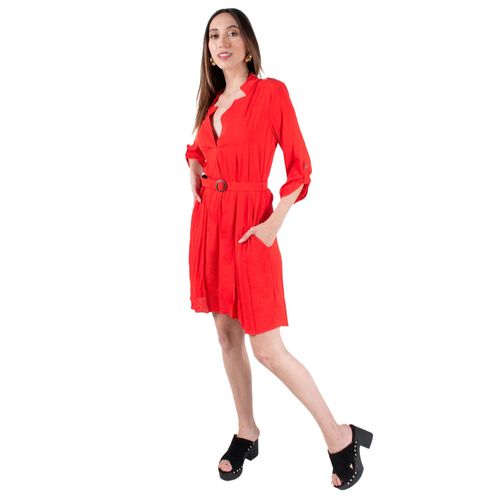 Vestido Casual Para Dama Zucca Rojo 304