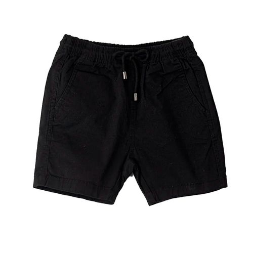 Bermuda Casual Para Niño Choys Negro 8765